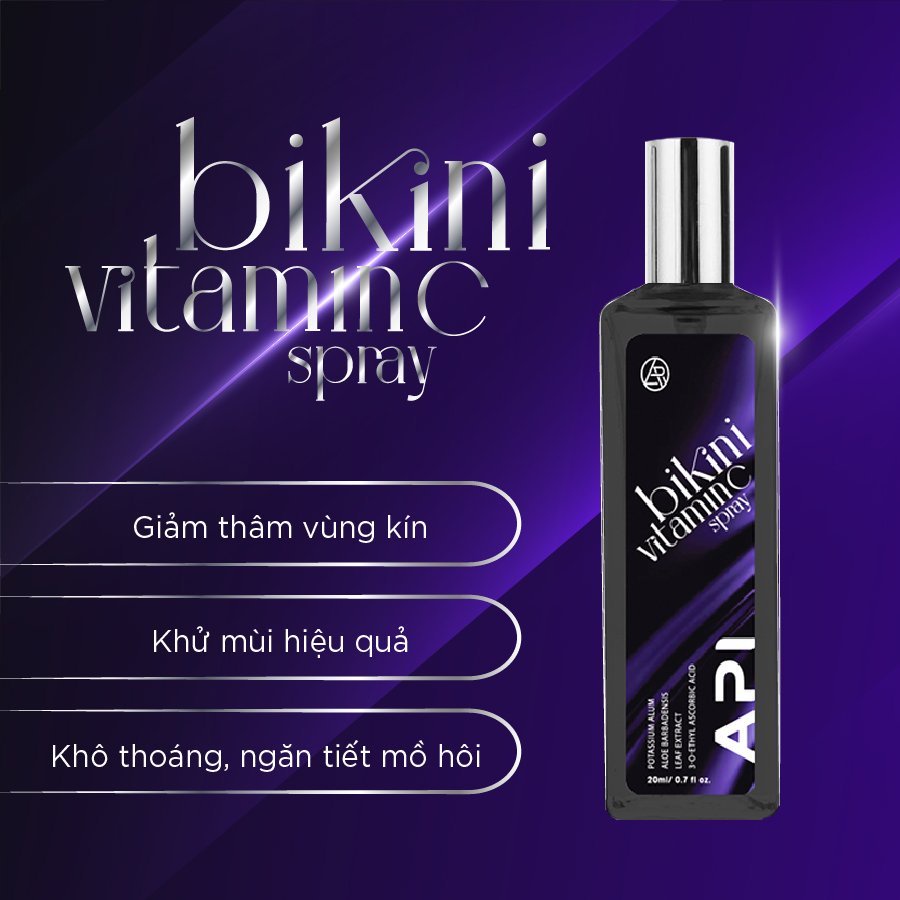 Xịt Thơm Vùng Kín Nữ Api Bikini Spays