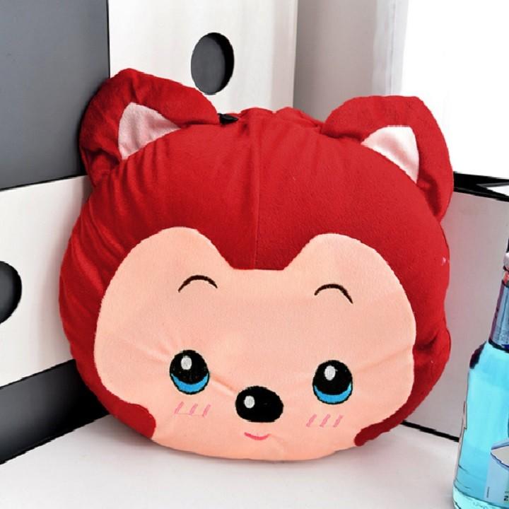 [HCM]gối thú bông 2 trong 1