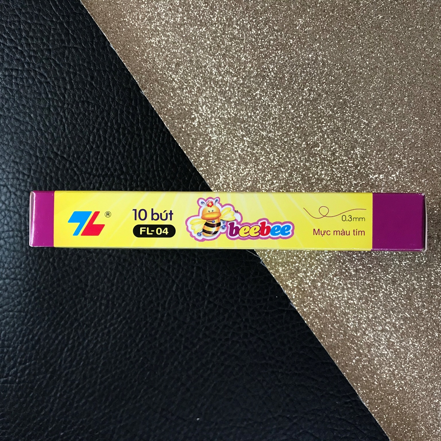 [HCM]Hộp Bút dạ Kim FL-04/BEE [10 bút] - Bút Lông Kim
