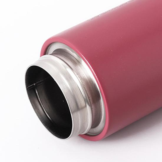 Bình Giữ Nhiệt Lock&Lock Flat Nắp Gỗ 400ml LHC4227RED Đỏ