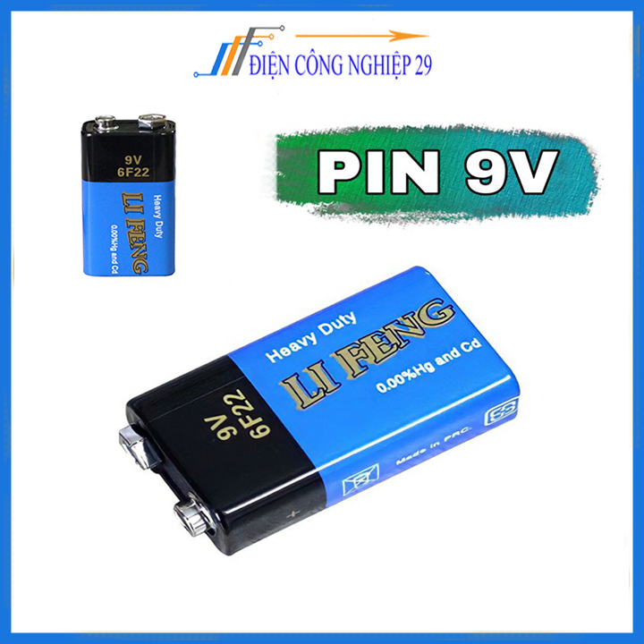 Pin 9v li feng xịn