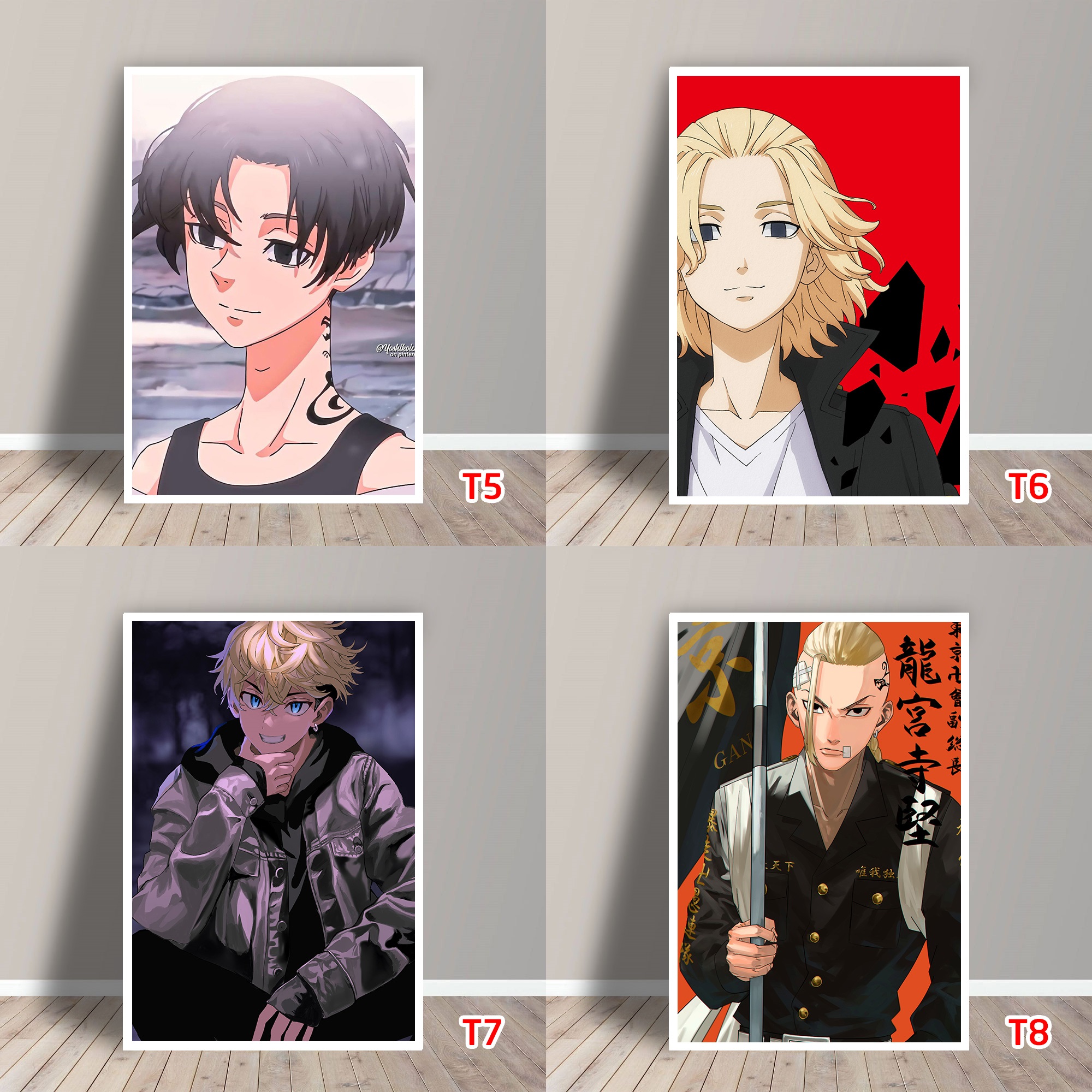 Tấm Postcard Cao Cấp Anime Tokyo Revengers (21cm x 15cm)