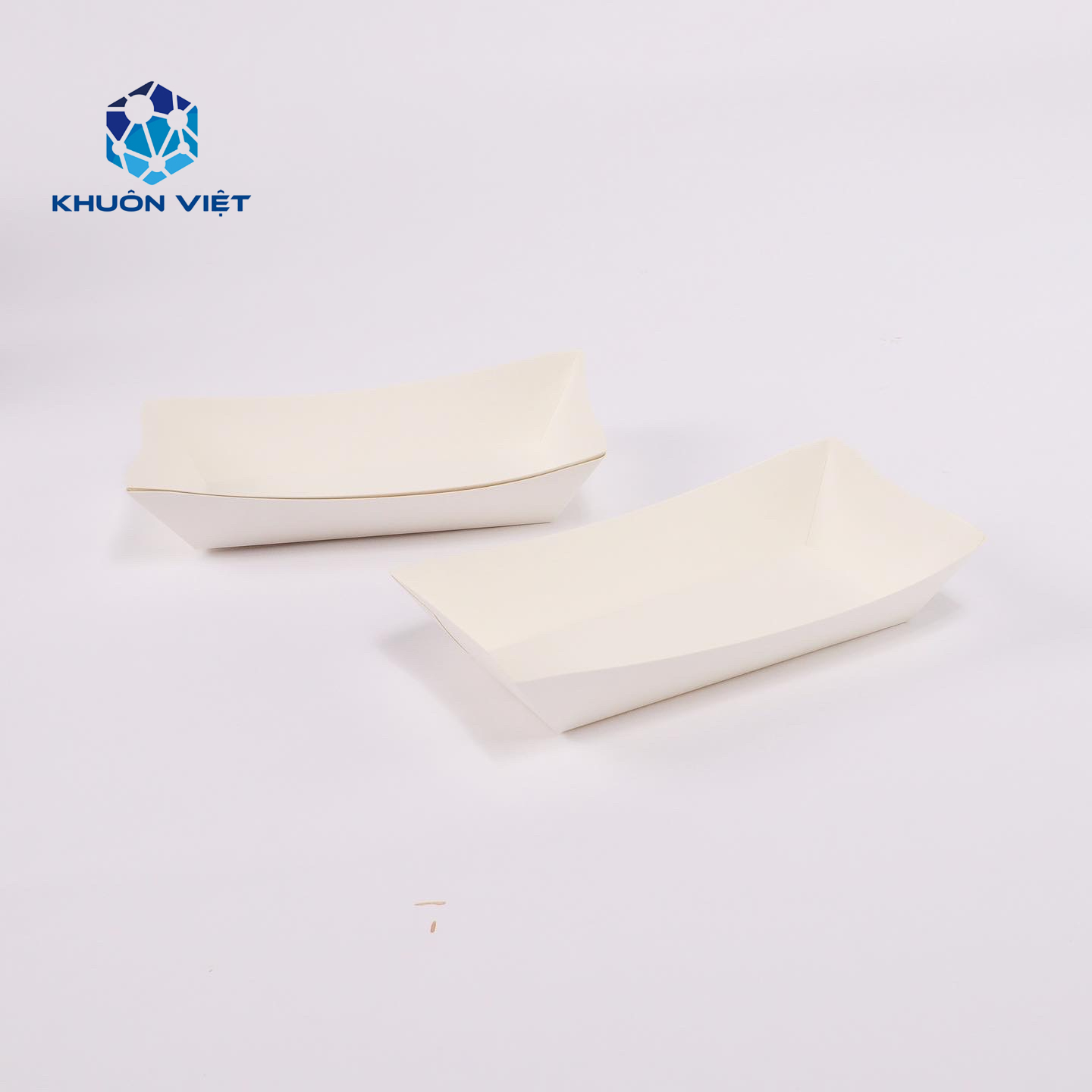 [Kv] Paper Food Trays - Pack of 50 Plain Paper Trays