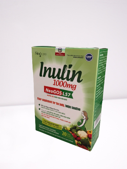 Inulin - bổ sung chất xơ, giúp nhuận tràng (hộp 20 ống 10ml)