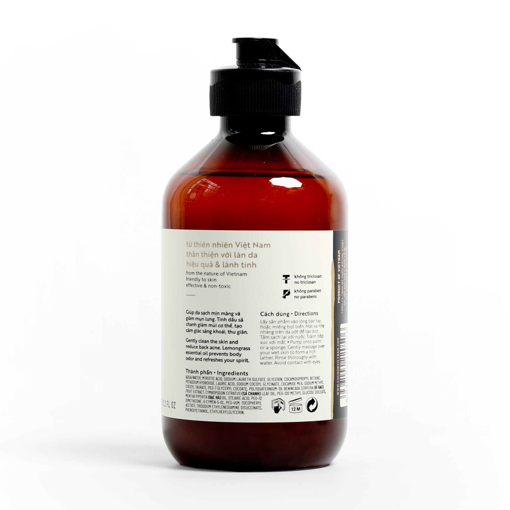 [HCM]Gel tắm bí đao Cocoon 300ml (winter melon shower gel)
