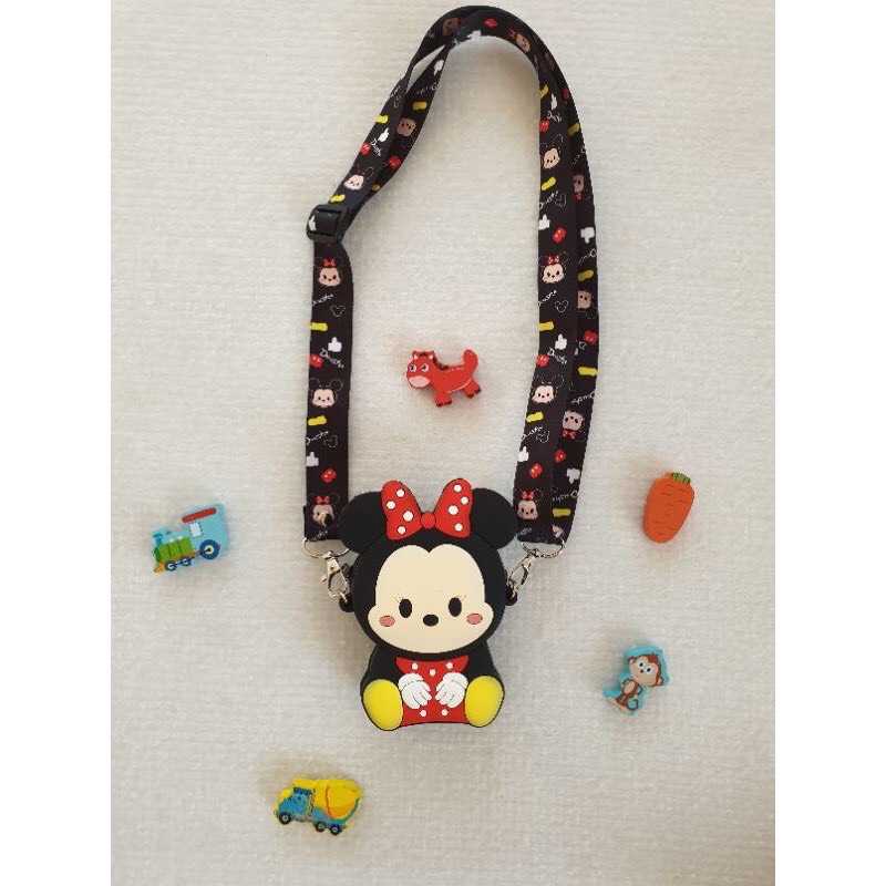 Túi Đeo Chéo Silicon Hình Micky Cho bé Siêu Yêu
