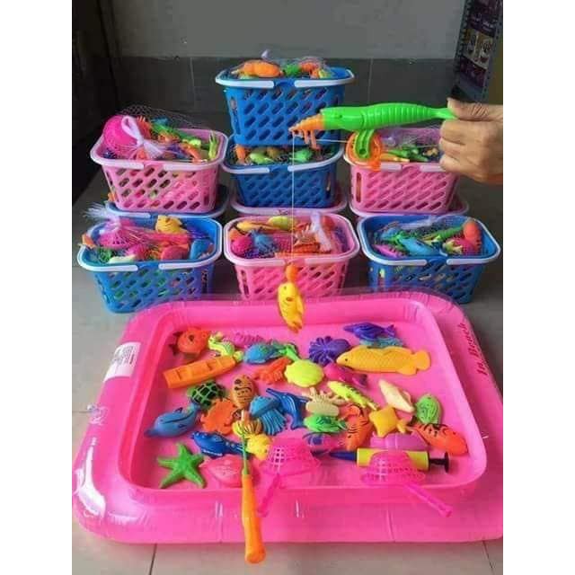 Bộ Đồ Chơi Câu Cá Kèm Bể Phao Cho Bé