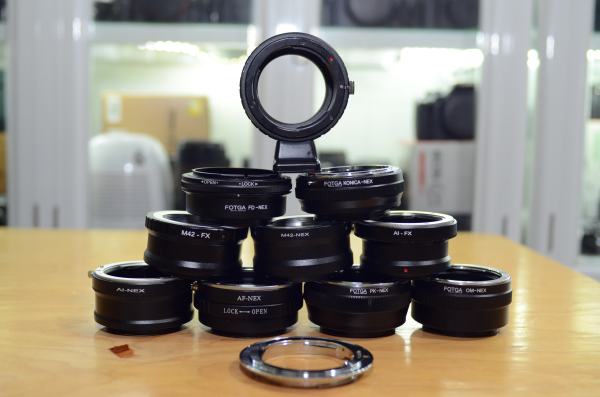 Ngàm chuyển MF cho Sony E , FujiFilm FX  :  Nikon AI-NEX, canon FD-NEX, Minolta AF -NEX, OM-NEX, Pentax PK-NEX,  Canon FL -NEX, EOS-NEX, M42-NEX, Konica AR- NEX ,  M42-FX , AI-FX . . Adapter & Bộ chuyển ống kính
