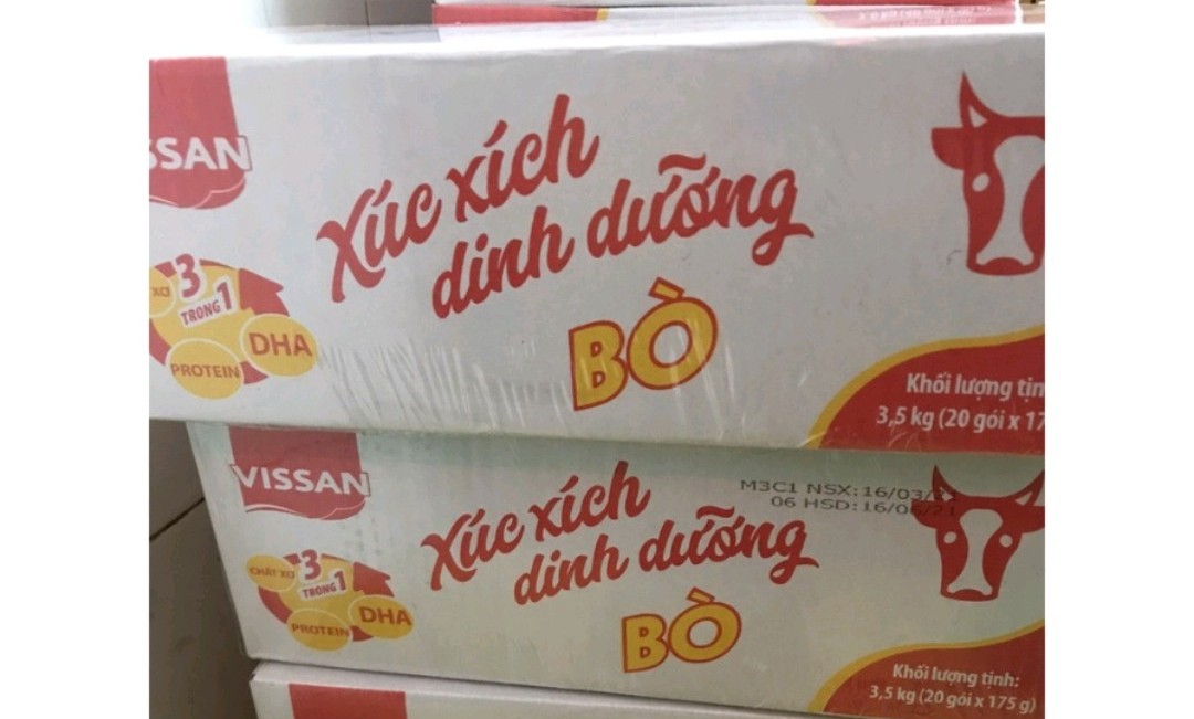 1 Thùng Xúc Xích Dinh Dưỡng VISSAN ( 20 bịch x 175g)