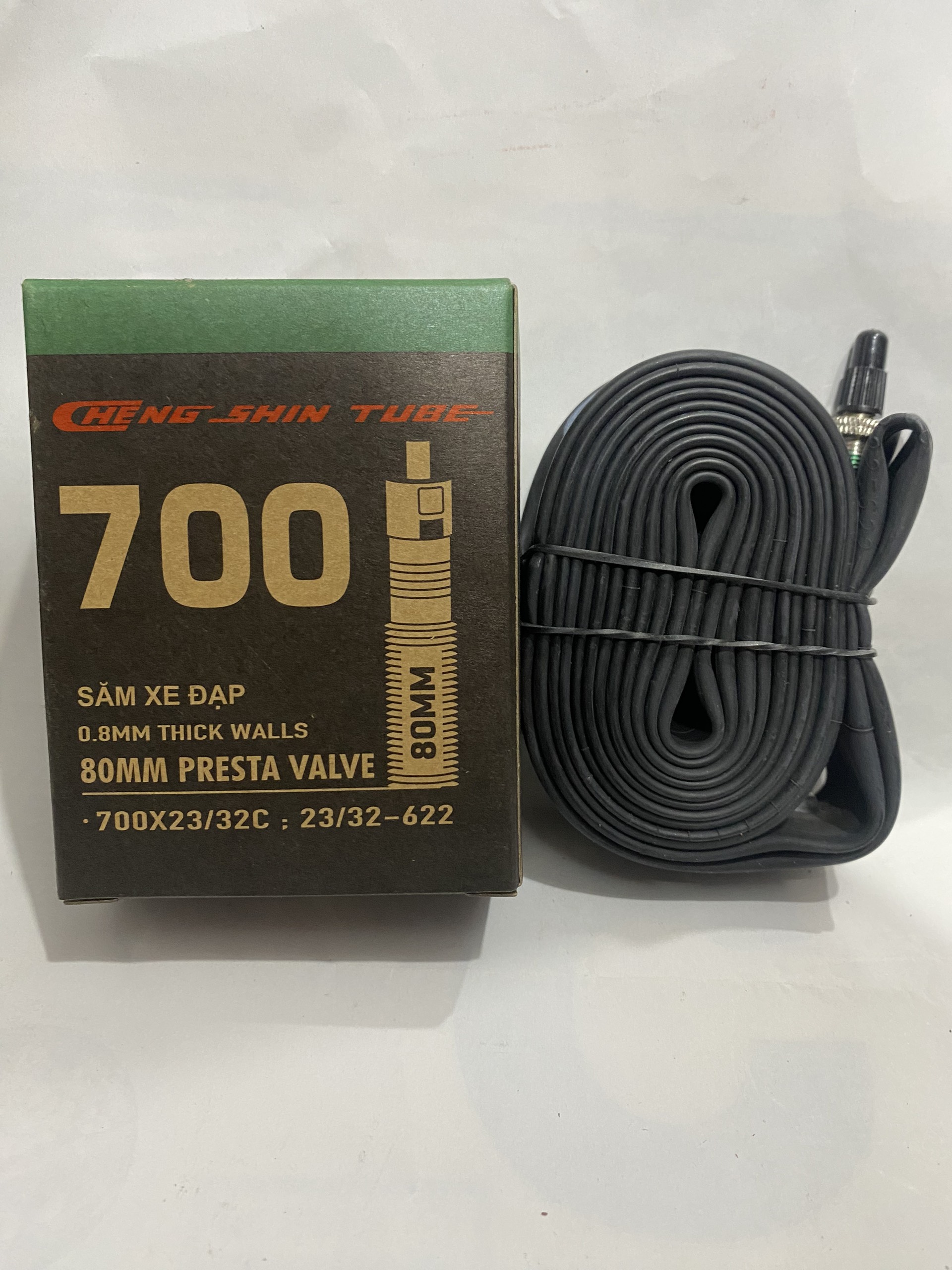 Săm Cheng Shin 700x23/ 32C Van 80mm Dành Cho Xe Đạp