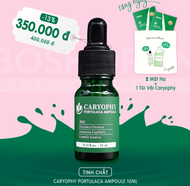 [HCM]Serum Ngừa Mụn Thâm Dành Cho Da Nhờn Caryophy [HÀNG CHÍNH HÃNG]