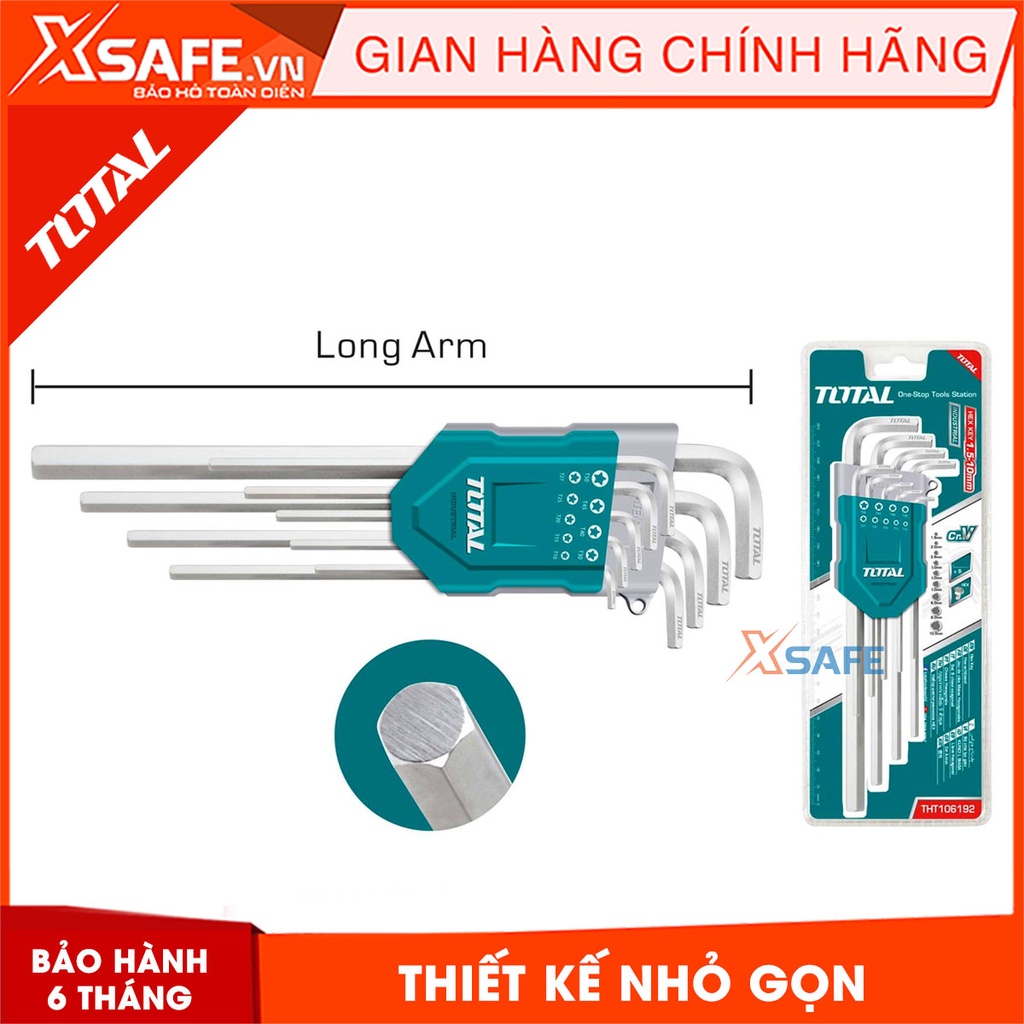 Lock set hexagonal head with long total THT106192 hexagonal steel CR-V definitely, anti-broken bent, compact-product genuine xsafe