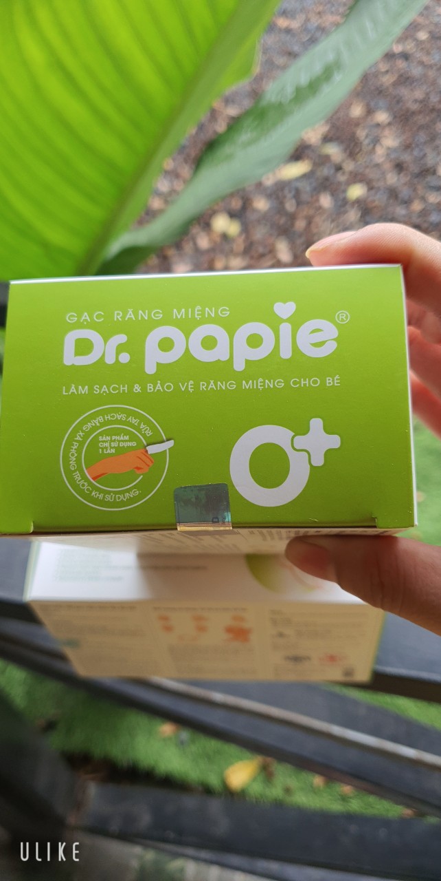 Gạc Rơ Lưỡi Dr Papie Vệ Sinh Răng Miệng Cho Bé