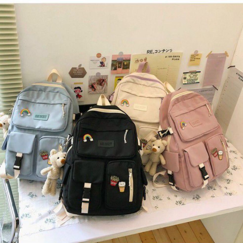 balo nữ ulzzang học sinh sinh viên Cặp đi học laptop balo thời trang balo giá rẻ balo hot hít