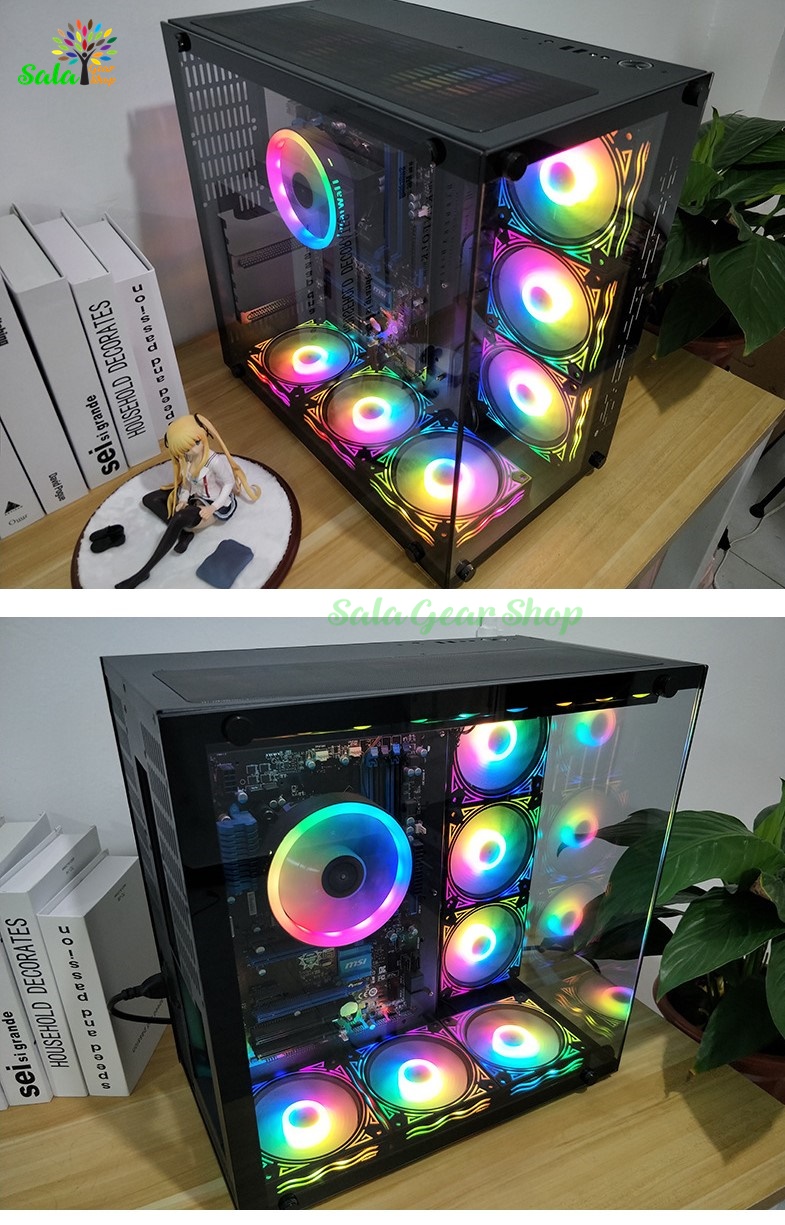 [HCM]1 Quạt Tản Nhiêt  Coolmoon RGB Billow X