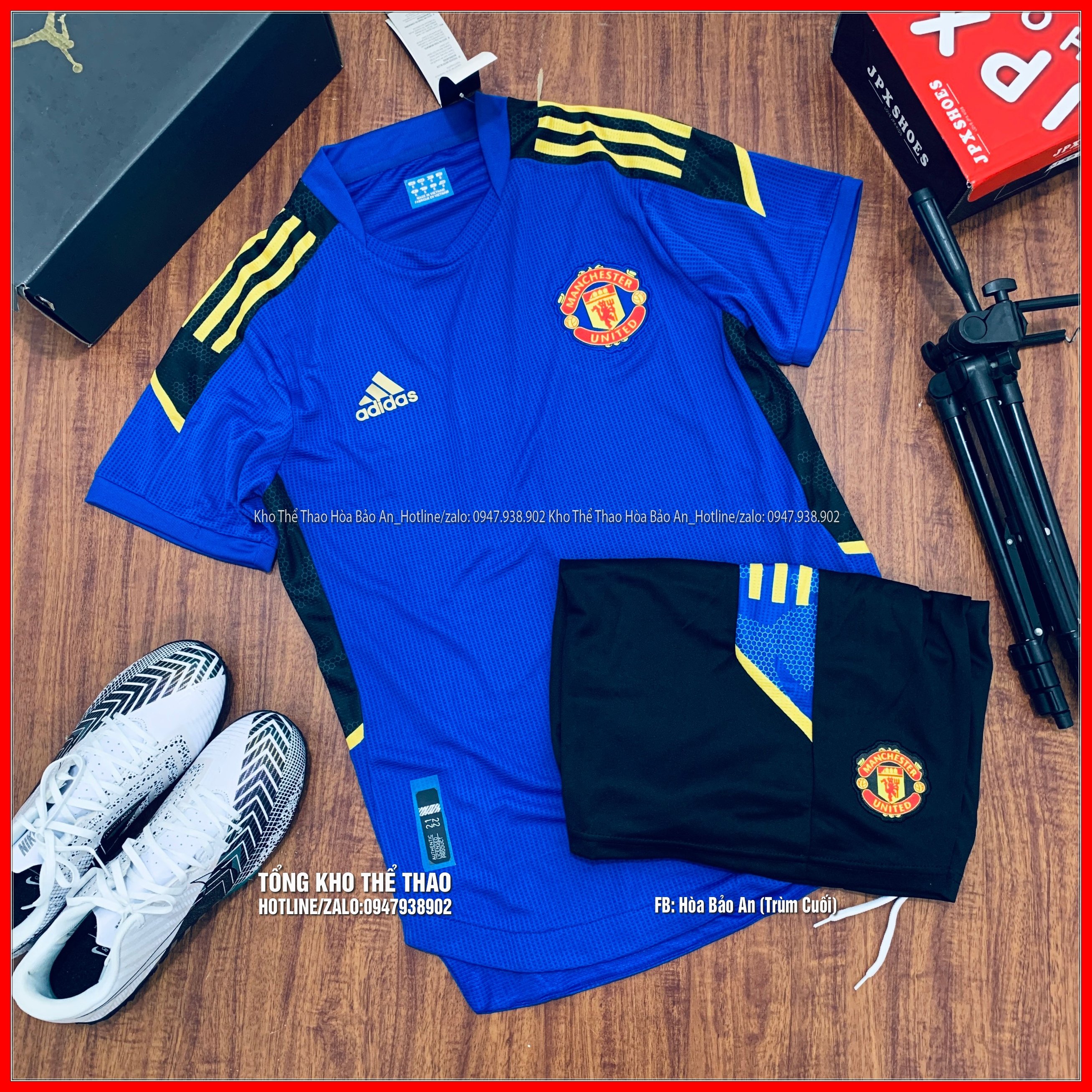 BỘ QUẦN ÁO BÓNG ĐÁ CLB MANCHESTER CAO CẤP 2022