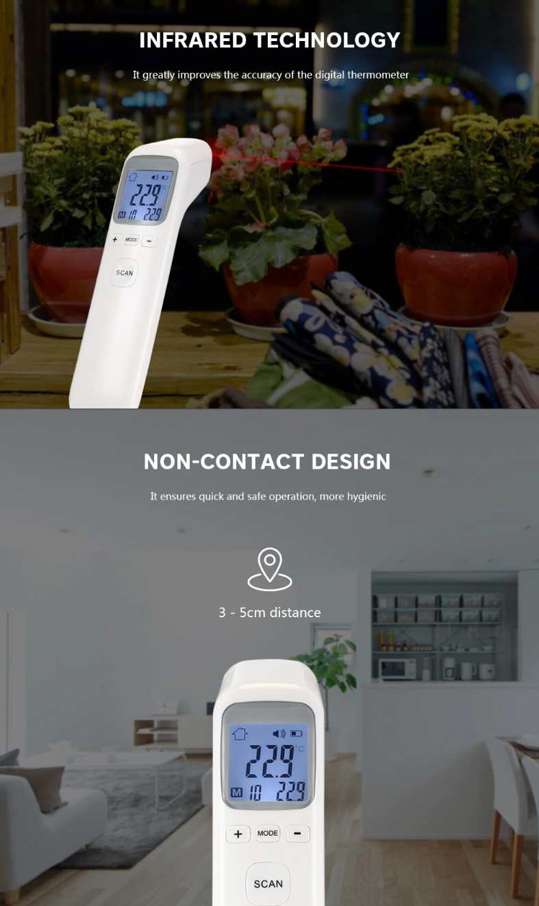 MÁY ĐO THÂN NHIỆT THERMOMETER CK -T1502 new model