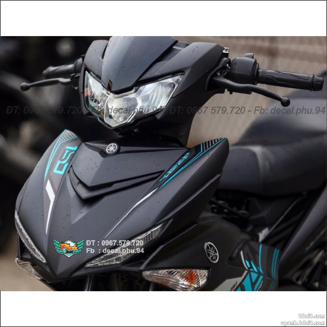 Tem rời Exciter 150 Y15zr Đen nhám (K)