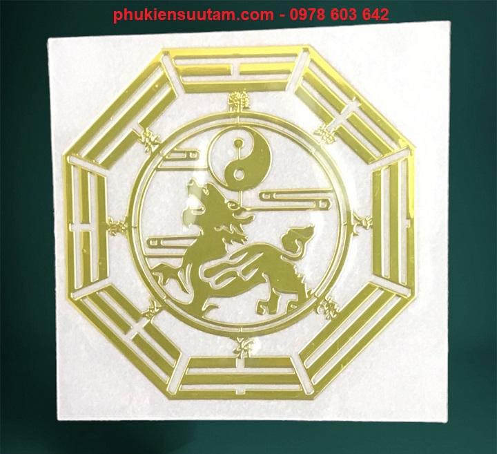 Miếng Dán Hình Tỳ Hưu Bát Quái Tròn - SP006183