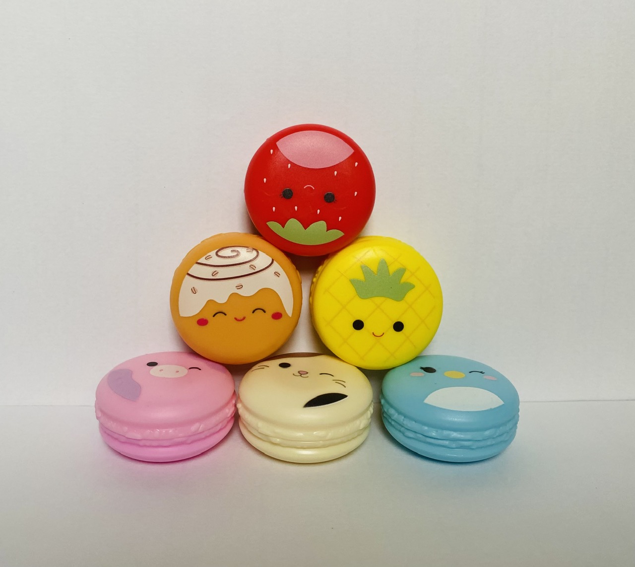 Son dưỡng môi Original Squishmallow Macaron Lip Balms - Hàng Mỹ
