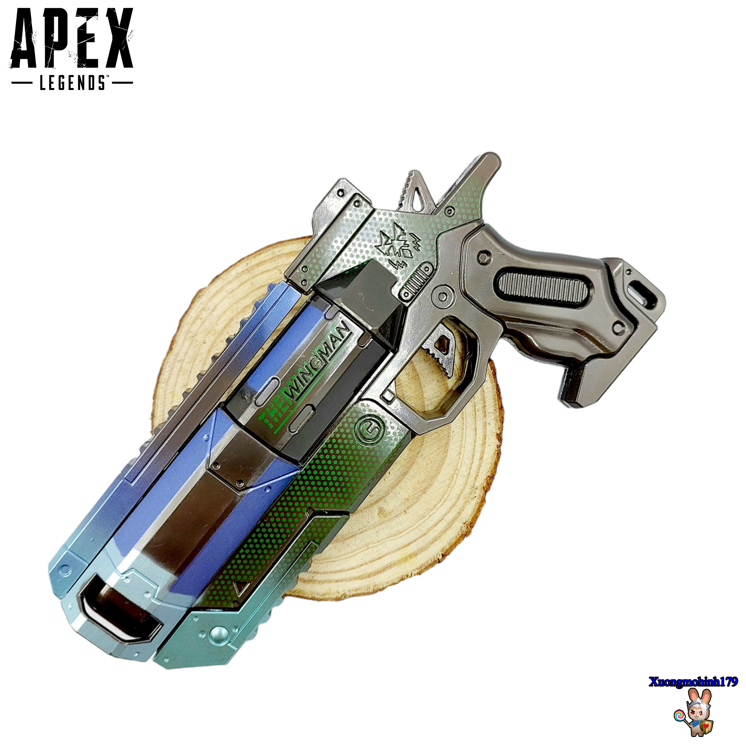 Mô hình sưu tầm Apex Legend Pistol súng lục Wingman kim loại 13cm