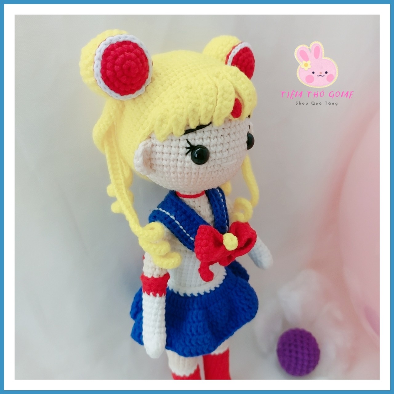Búp bê len handmade Búp bê Thủy Thủ Mặt Trăng 24 ( tạm hết hàng )
