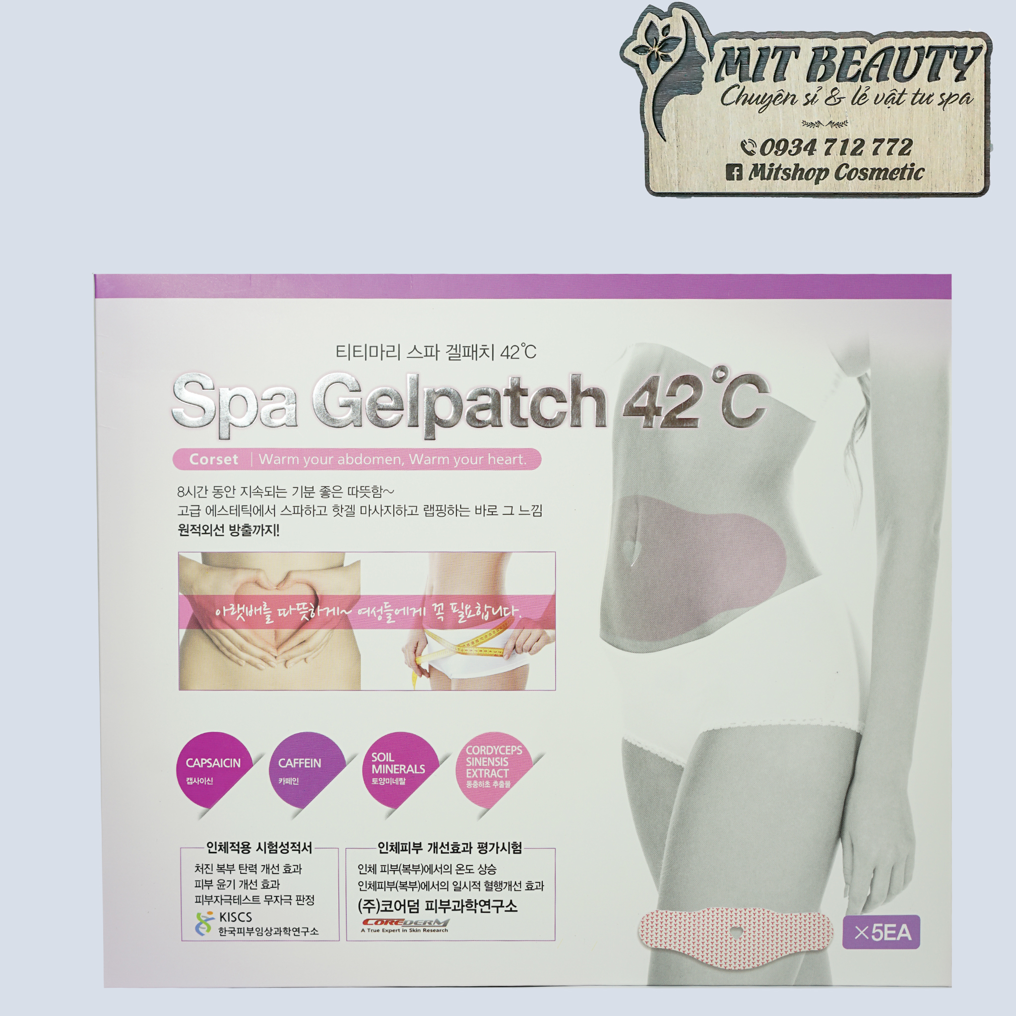 [HCM][CHÍNH HÃNG] MIẾNG DÁN TAN MỠ SPA GELPATCH GEL PATCH 42°C HÀN QUỐC - SIÊU PHẨM PHÁ TAN MỠ BỤNG 24/24
