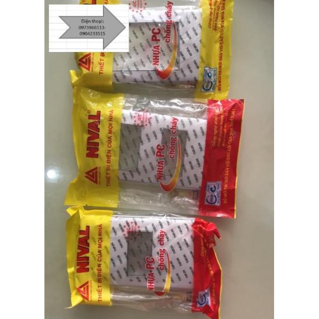 Mặt lắp hạt công tắc, ổ cắm Nival ( series A8) phân khúc hàng cao cấp