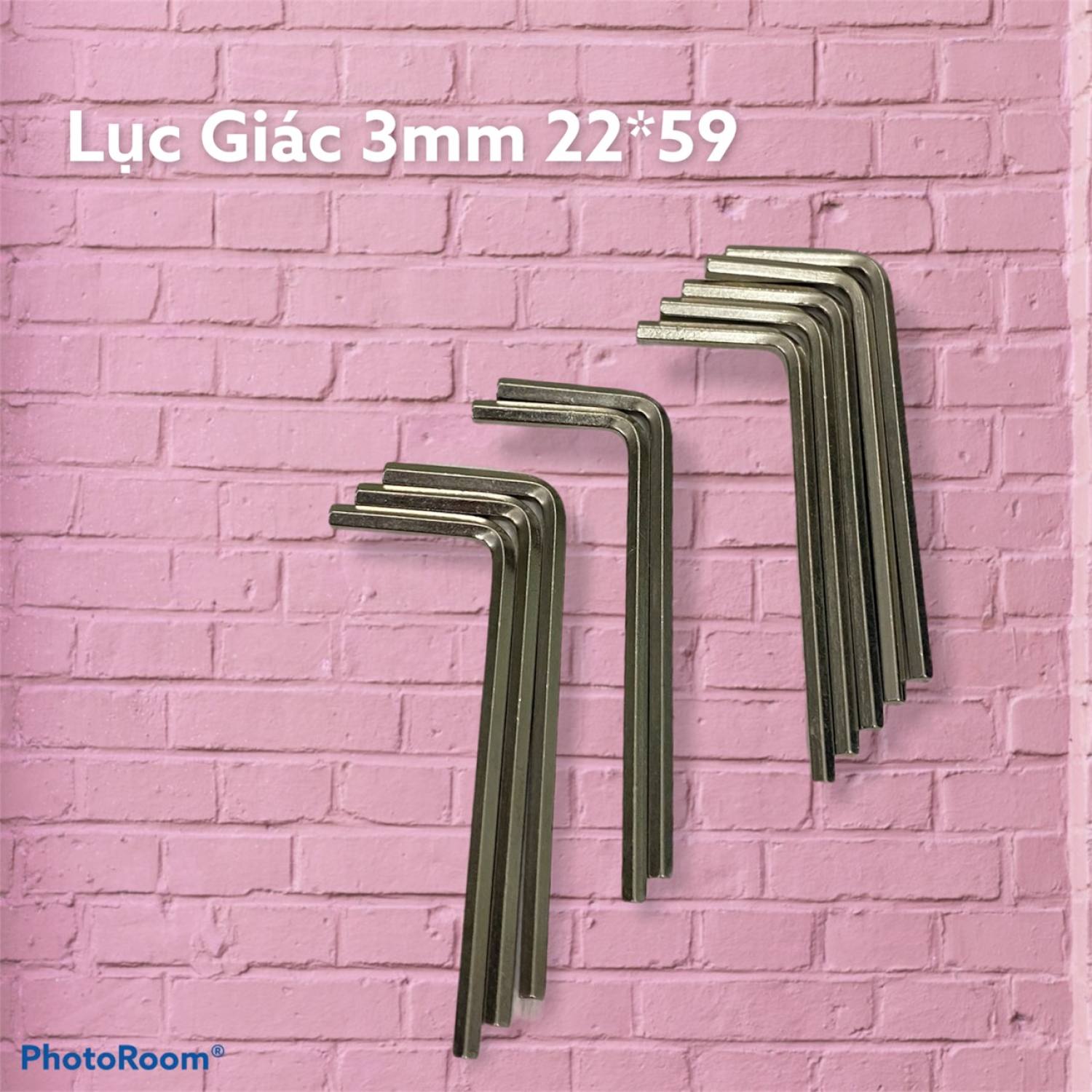 Lục giác 3mm (dài 22*59mm, 3ly)
