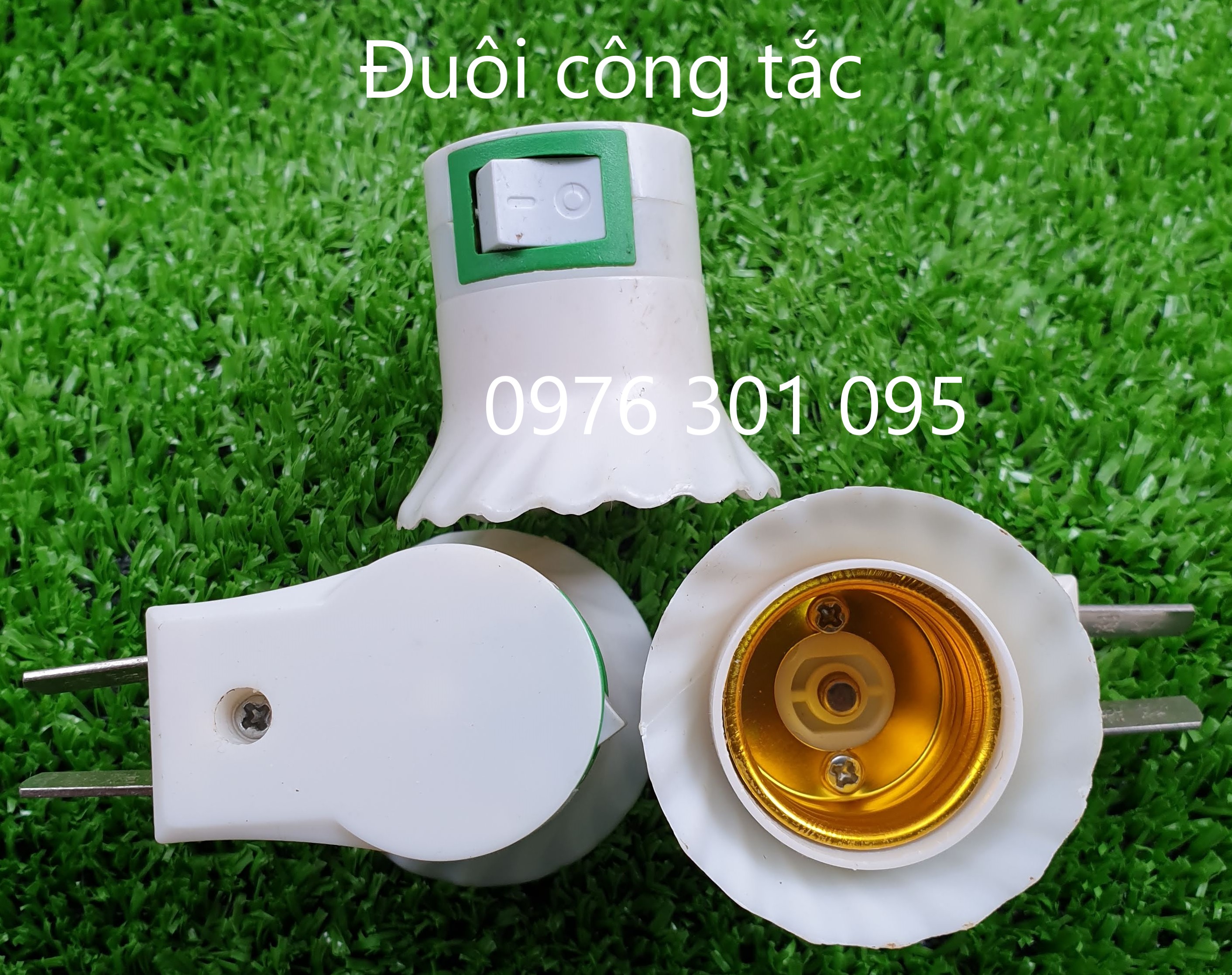 Tail Light E27 Spring Plug + Switch