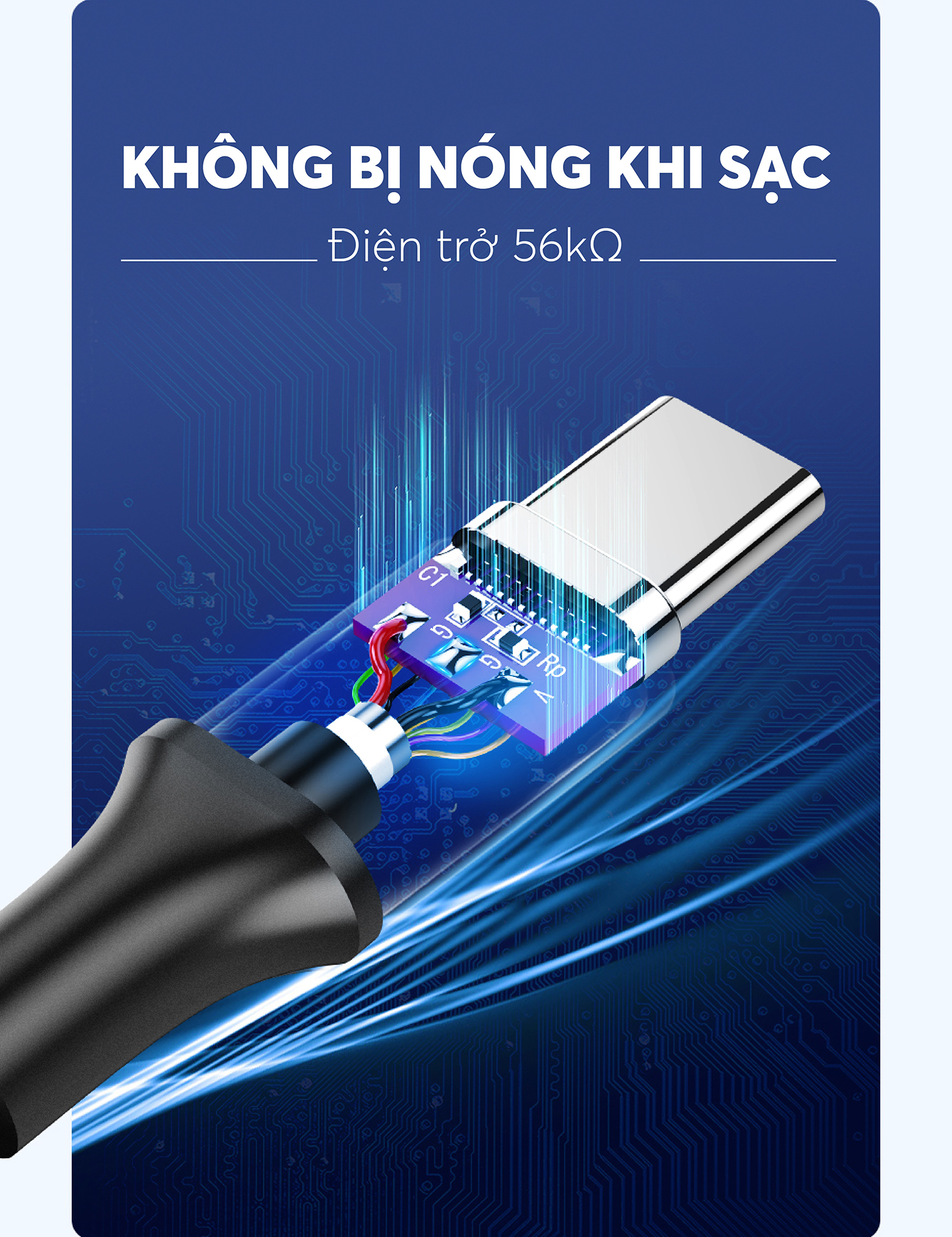 Cáp sạc USB A sang Type C Ugreen US184 Sạc nhanh dòng 3A | Tốc độ truyền lên đến 5Gbps | Bảo Hành 1 đổi 1 18 Tháng