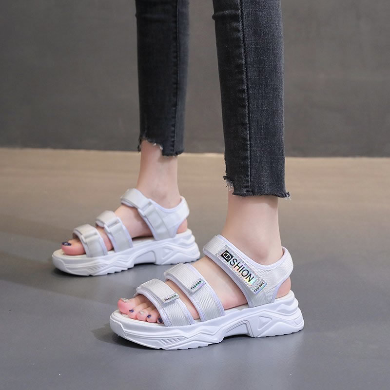 (Hàng xịn) Dép  Sandal nữ ulzzang đế bánh mì A36