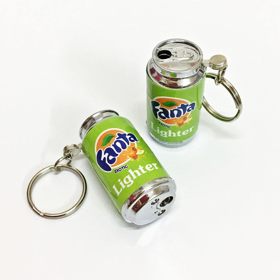 BẬT LỬA - MÓC KHÓA HÌNH LON FANTA- (XÀI GAS)