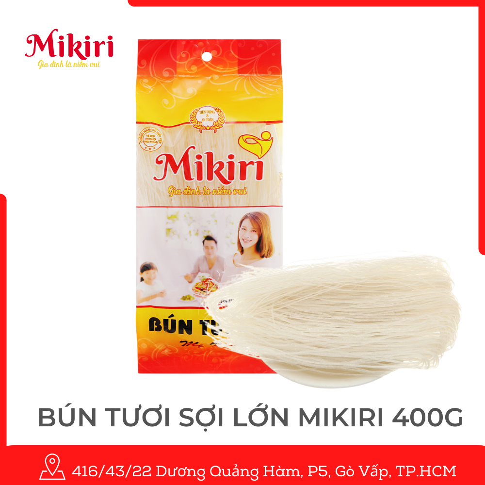 Combo 6 bún - nui Mikiri (2 bún sợi lớn, 2 bún sợi nhỏ, 2 nui vàng dài)