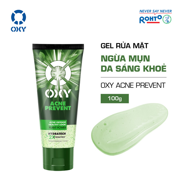Sữa rửa mặt Oxy NGỪA MỤN , GIẢM THÂM , TÚT TRẮNG 100g