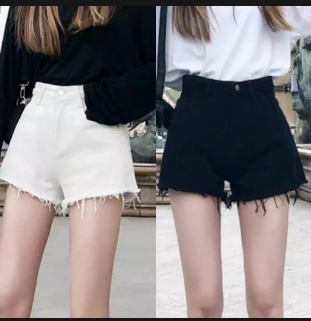 Quần Short Kaki Jean Co Dãn Lưng Cao  STORE 1977