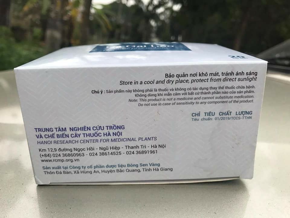 Trà túi lọc cà Gai leo hỗ trợ gan