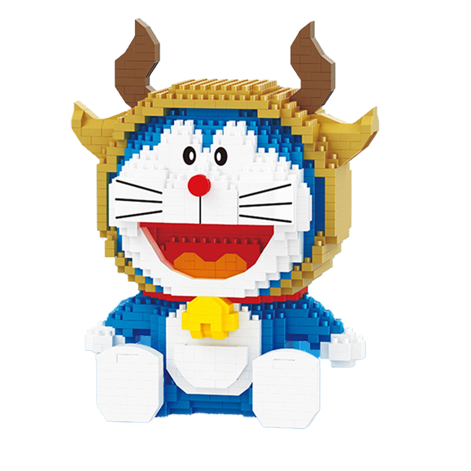 ASTELLA Khối Xây Dựng Mười Hai Chòm Sao Doraemon Khối Xây Dựng Hạt Nhỏ Bảo Vệ Môi Trường Khối Lắp Ráp Đồ ChơI Mèo Doraemon