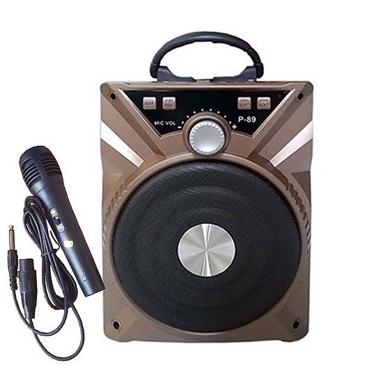 LOA KARAOKE MINI BLUETOOTH XÁCH TAY KÈM MICRO CÓ DÂY