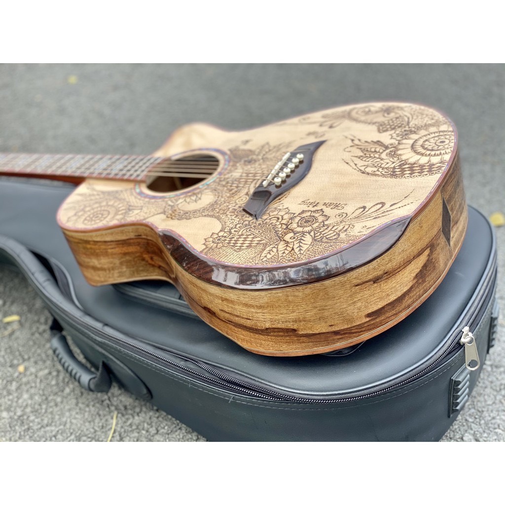 (Miễn Phí Ship) Đàn guitar acoustic ST-C200 - HÀNG CUSTOM