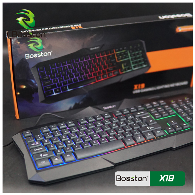 [HCM]Bàn Phím Bosston X19 Đèn Led