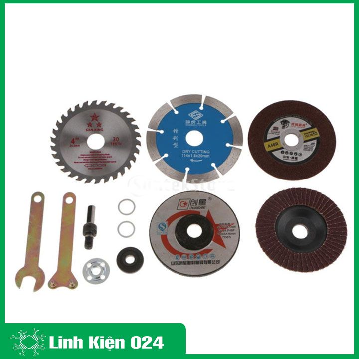 Bộ dụng cụ tháo lắp và lưỡi cắt, mài đa năng