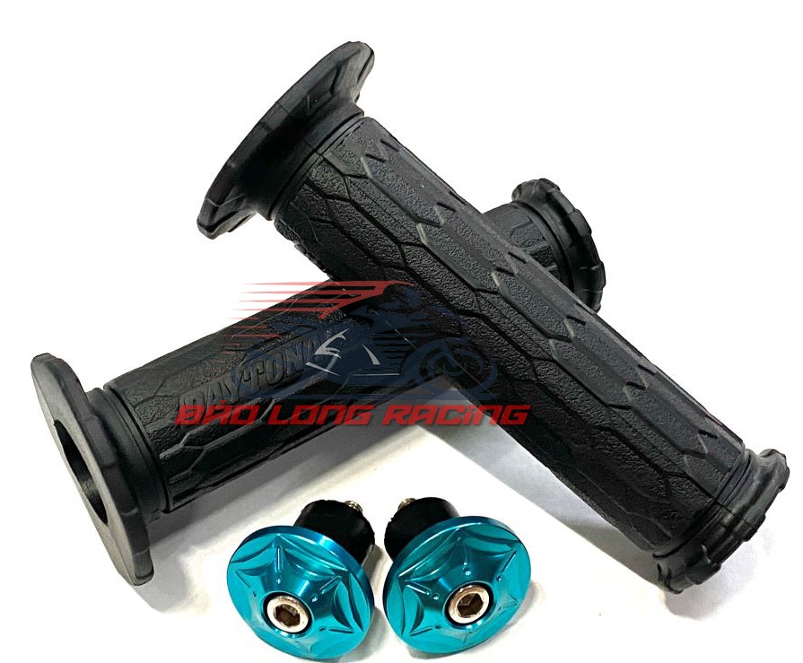 Combo bao tay Daytona Lưới Tổ Ong tặng kèm Gù Gr5 xanh lục gắn xe máy Wave,Dream,Sirius,Exciter,Winner,Satria,...