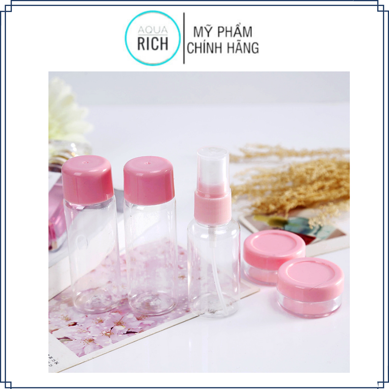 Bộ Chiết Mỹ Phẩm Du Lịch Mini 5 Món