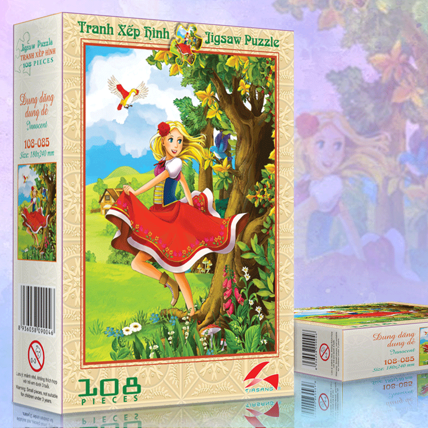 Tranh xếp hình 108 mảnh Tia Sáng - DUNG DĂNG DUNG DẺ