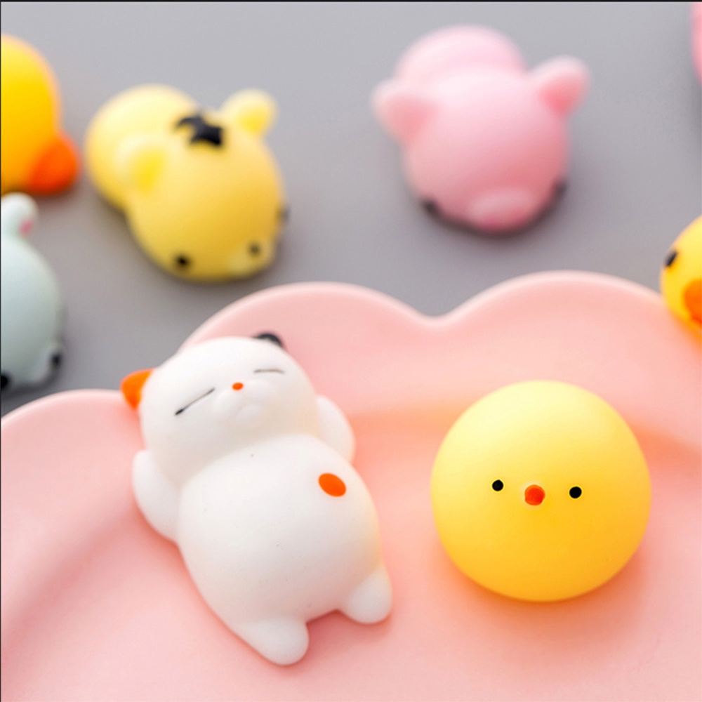 Squishy Mochi Thú Dẻo Mềm Nhiều Hình Ngộ Nghĩnh Đáng Yêu, Dễ Thương. Siêu Kute Siêu Rẻ