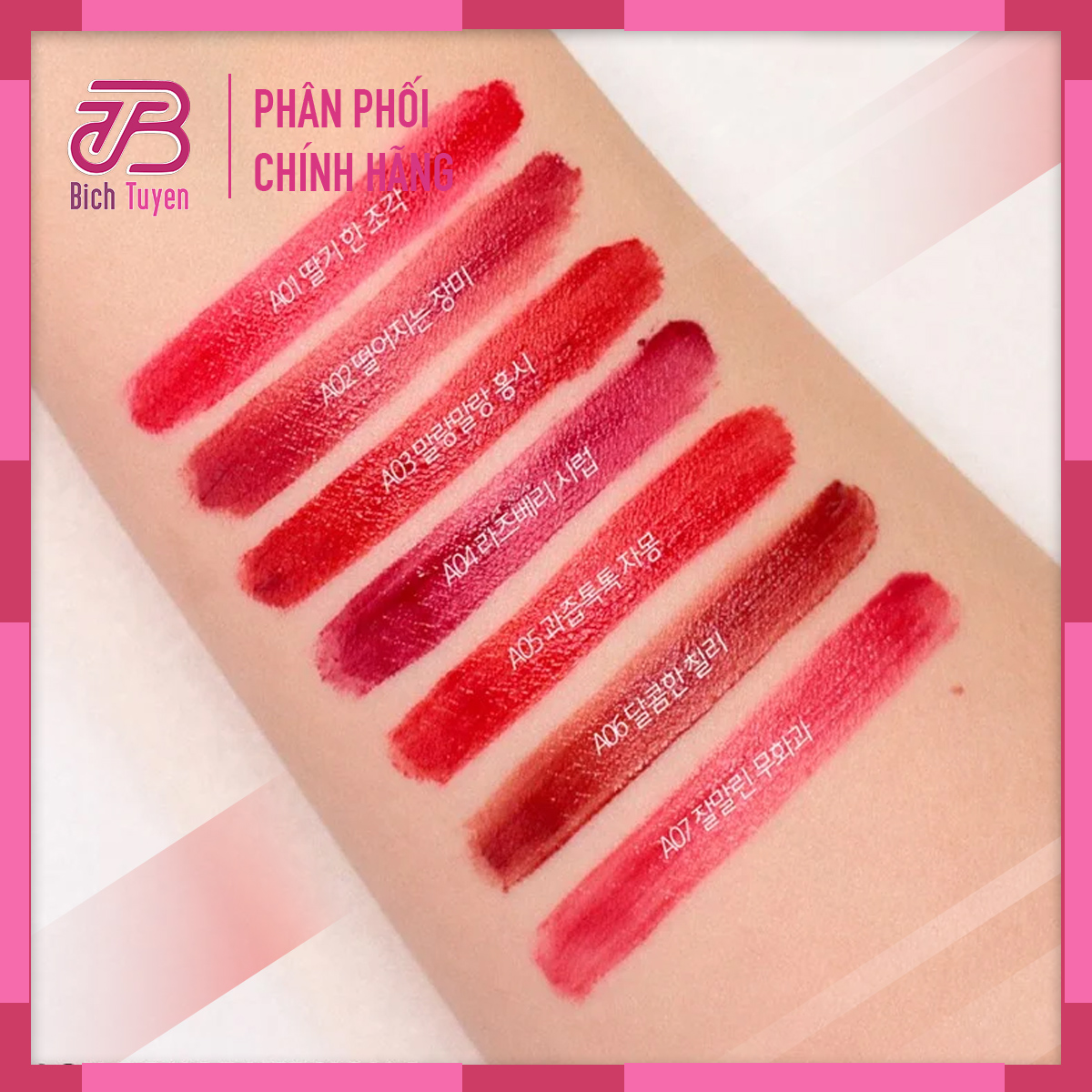 Son Kem Lì Black Rouge Air Fit Velvet Tint 4.5g - Son Kem Lì Hàn Quốc