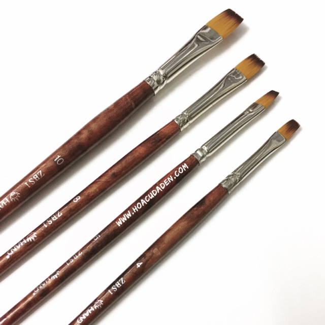 [HCM]Cọ Vẽ Đầu Dẹp Hand ZBS1