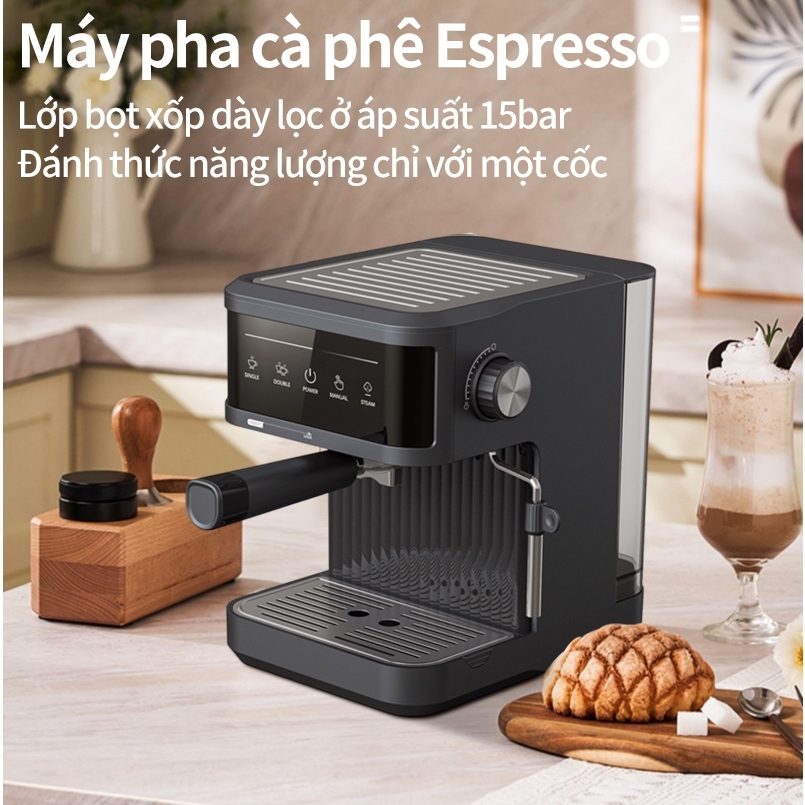 MÁY PHA CÀ PHÊ 20 BAR CAO CẤP, MÁY PHA CÀ PHÊ MINI GIA ĐÌNH, CÔNG SỞ TIỆN LỢI