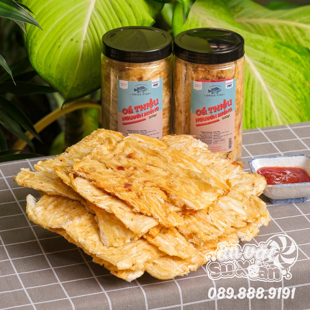 [Hoàn Tiền 10%]Khô cá thiều Ăn Vặt Su Xoắn